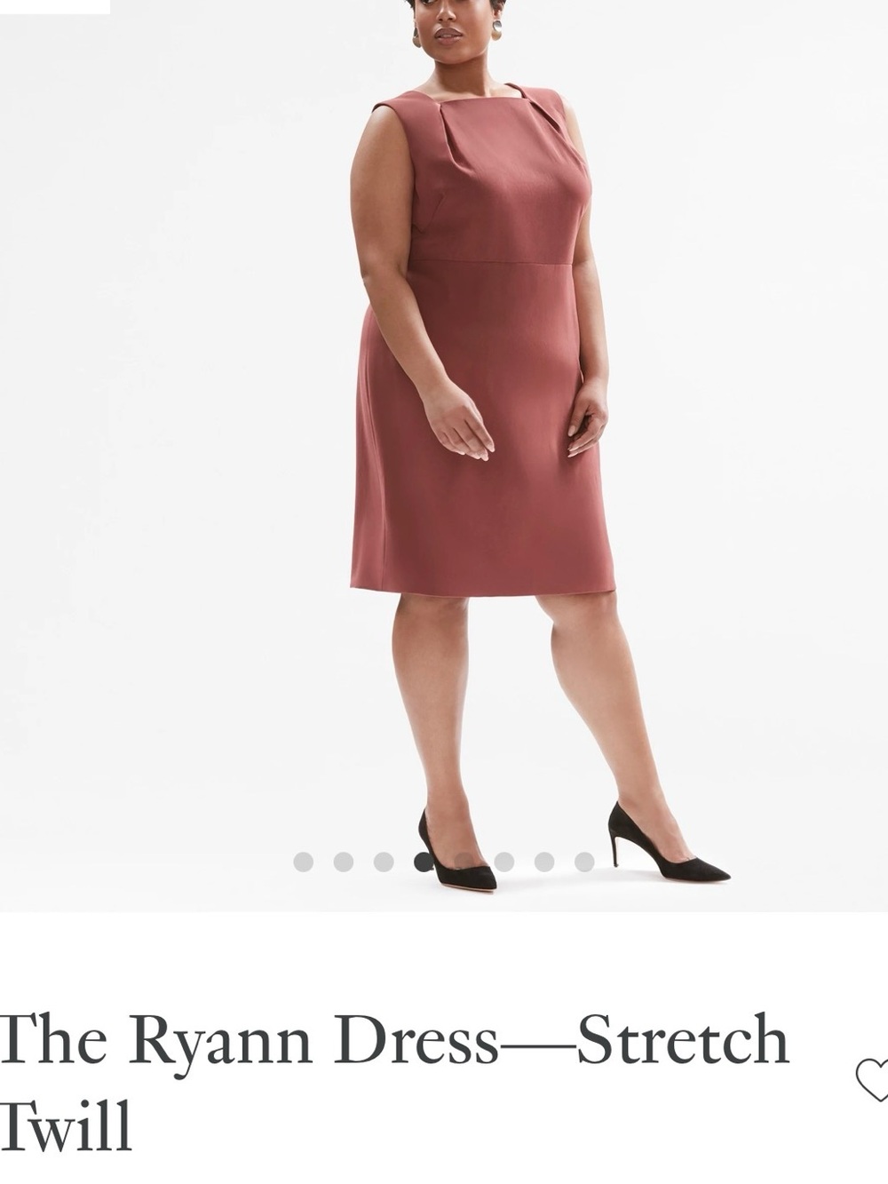 MM Lafleur Ryann Dress in Stretch Twill Size +1